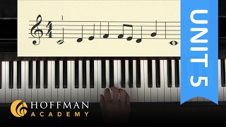 OLD VERSION Sight Reading Challenge  Piano Lesson 89  Hoffman Academy [upl. by Nepil]