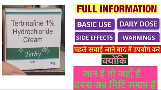 Terby cream uses  price  composition  dose  side effects  review  in hindi [upl. by Juetta]