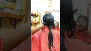 Step by step hairspa at Home viralvideo ytshorts shorts hairspa [upl. by Arenat484]