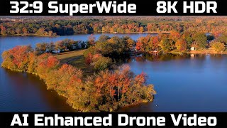 329 superwide 8K HDR AI enhanced drone video [upl. by Zohar316]