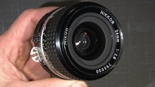 Regrease the focus system in AIs Nikkor 24mm 128front and back helicoids [upl. by Layton]