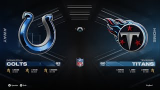 Indianapolis Colts at Tennessee Titans [upl. by Buine]