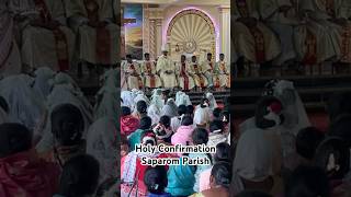 Holy Confirmation Saparom Parish  Jharkhand Christian [upl. by Atekehs]