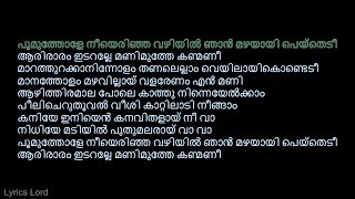 പൂമുത്തോളേ KARAOKE Joseph Poomuthole Karaoke With Malayalam Lyrics PoomutholeMalayalamKaraoke [upl. by Horst]