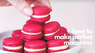 How To Make Perfect Macarons [upl. by Paxton400]