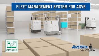 Fleet Management System for Automated Guided Vehicles AGVs [upl. by Ilenna]