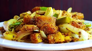 Mauritian Fish Vindaye  Spicy Fish Recipe  Fusion Cuisine [upl. by Otes]