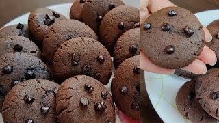 15Min Chocolate chip CookiesMicrowave chocolate chip cookiesTea Time biscuits recipe [upl. by Annuahs]