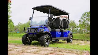 2024 EDACAR fourseater golf cart stands out with style durability and Comfortable golfcart [upl. by Atsahc]