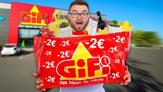 Jai acheté des OBJETS A 2€ CHEZ GIFI  jai trouvé pleins de pépites [upl. by Leasi243]