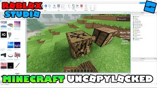 ROBLOX MINECRAFT UNCOPYLOCKED FIXED  SAVING [upl. by Cullie]