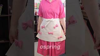 DIY Cute Apron 🎀 Sewing Tips [upl. by Yeldoow]