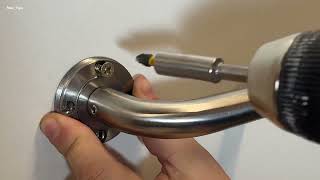 Example Tips for Loose Screws in Door Handle [upl. by Yentruocal]