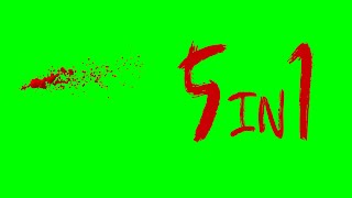 Shot blood green screen splatter effect FREE [upl. by Anna-Diane]