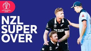 New Zealand Super Over  Every Ball  ICC Cricket World Cup 2019 [upl. by Tirzah]