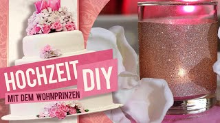 Hochzeitsdeko selber machen DIY  WeddingMonday [upl. by Akemehc]