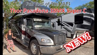 Tour The NEW 2023 Thor Pasadena 38MX Super C RV [upl. by Ingles]