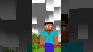 MINECRAFT STEVE NO HEROBRINE ANIMTION shorts viarlshort animation [upl. by Frager]