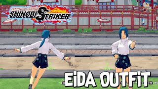 New Eida Outfit For CAC Gameplay Naruto To Botuto Shinobi Strikers [upl. by Dorreg]