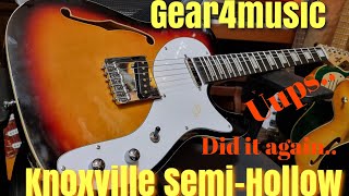 Gear4music Knoxville SemiHollow Review Yep bought another one [upl. by Johny876]