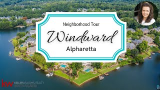 Windward Alpharetta Lake Windward Neighborhood Tour [upl. by Hsakiv667]