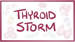 Thyroid storm  causes symptoms diagnosis treatment pathology [upl. by Amara]