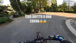 Sx 125 vs yz 450🔥 TIRO DRITTO IN UNA CURVA 😨😱gasss fuego crash ktm [upl. by Sellers]