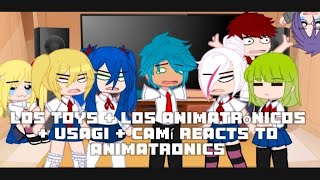 Los toys  Los animatrónicos  Usagi  Camí reacts to animatronics parte 3 [upl. by Oster]