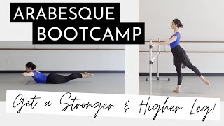 Arabesque Bootcamp  Get a Stronger and Higher Arabesque  Back Exercises  Kathryn Morgan [upl. by Adnik476]