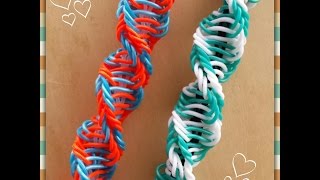 quotHelicoidquot Rainbow Loom BraceletHow To Tutorial [upl. by Gauntlett]