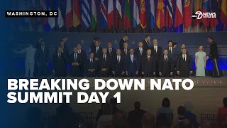 Reviewing NATO Summit Day 1 World leaders back Ukraine in meeting watched by adversary countries [upl. by Soluk15]