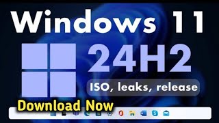 windows 11 new 24H2 release iso । free download [upl. by Elbam]