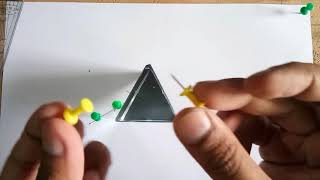 Refraction Through Prism amp Finding Angle of Deviation Experiment [upl. by Renaxela]