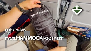 Travel Hammock Footrest QUICK review [upl. by Owena]