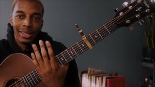 redbone  joseph solomon guitar tutorial childish gambino [upl. by Relyks]