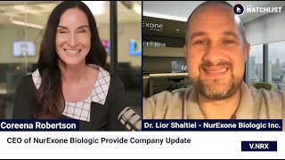 Is NurExone TSXVNRX Poised for Explosive Growth CEO Dr Lior Shaltiel Shares Exciting Updates [upl. by Annawyt53]