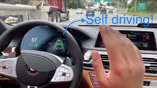 BMW Genius Howto How to Use BMW SelfDriving Driving Assistance Professional Demonstration [upl. by Richelle789]