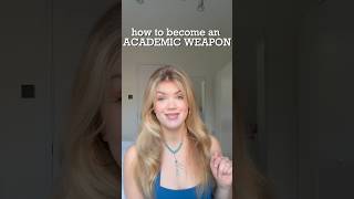 how to become an ACADEMIC WEAPON 📚✏️ study aleveltutor academicweapon studymotivation alevel [upl. by Lexy]