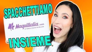 Unboxing Nuovi Prodotti MAQUILLALIA  Giulia Bencich [upl. by Alesandrini]