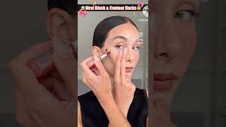 How Blush🌸Placement Changes Your Face Shape😱blush hacktrending beutyhack short [upl. by Hayton614]