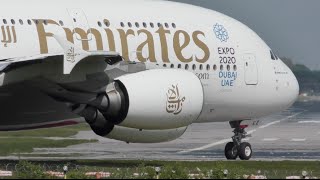 Airbus A380 takeoff — Emirates Airlines [upl. by Fulviah]