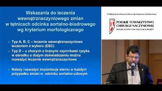 dr hab Wacław Kuczmik  Zalecenia PTChN w terapii wewnątrznaczyniowej AD 2013 [upl. by Townshend]