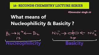 Organic chemistry concept amp tricks  What means of nucleophilicity amp basicity shorts [upl. by Leirza]