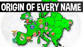 How Did Every UCL Club Get Its Name [upl. by Candra]