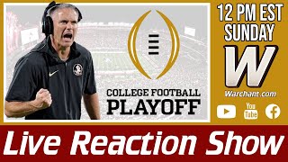 College Football Playoff Rankings LIVE Reaction Show 12323  FSU Football  Warchant TV FSU [upl. by Ettennor]