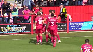 HIGHLIGHTS Accrington Stanley 21 Harrogate Town [upl. by Ahsasal]