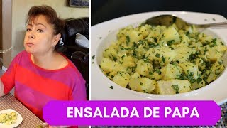 Ensalada de Papa SIN MAYONESA  Receta de Familia [upl. by Tyrrell336]