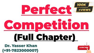 Perfect Competition  Price And Output Determination Under Perfect Competition  Economics  UPSC [upl. by Anahpets]