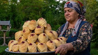 🌶 Making Chudu Traditional Azerbaijani Meat Pastry Recipe [upl. by Enisaj61]