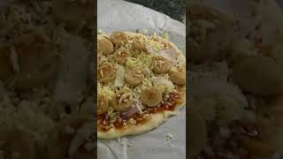 Pizza in Air Fryer 5 minutes pizzaAPT easy pizza recipe crispycrust meatypizza airfried [upl. by Retsof951]